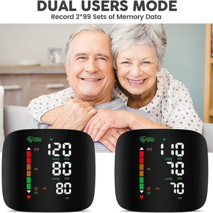 Wrist Blood Pressure Monitor Led Display & Touch Screen